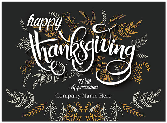 Select a verse or write your own. Graphic Branches Name Card D8109U-4B
